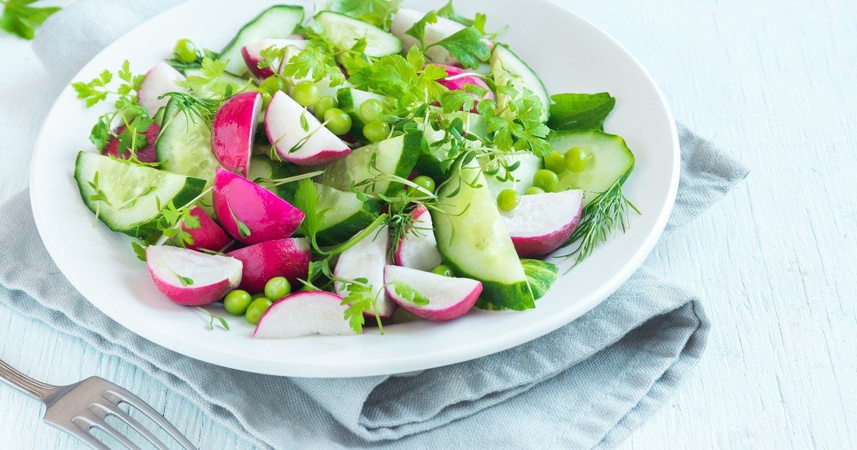 Рецепты лёгких летних салатов