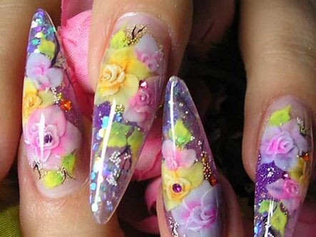 аквариумный дизайн ногтей как это сделать
