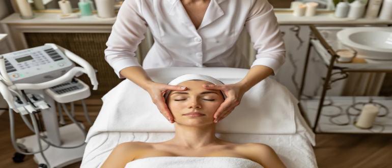 массаж лица