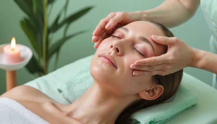 массаж лица подтяжка овала